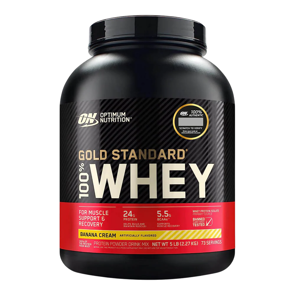 Formato de 5 libras de Optimum Nutrition, estándar mundial para deportistas de Santiago, Biobío, Ñuble y Maule que exigen el máximo rendimiento.