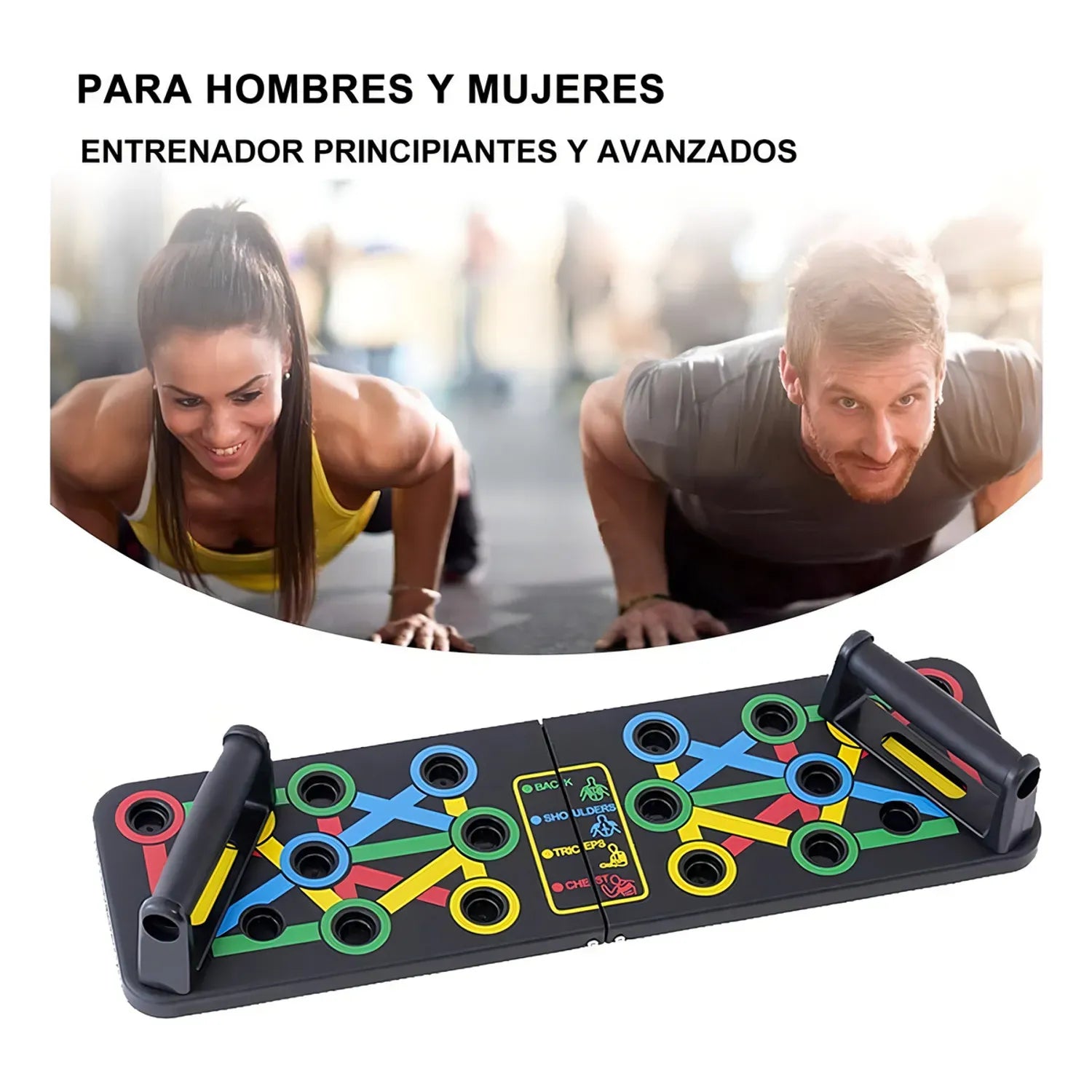 Tabla de Flexiones Multifuncional 9-en-1